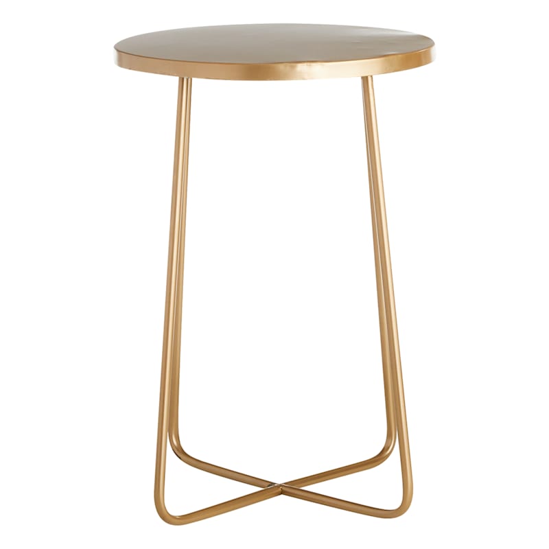 Levi Accent Table, Gold