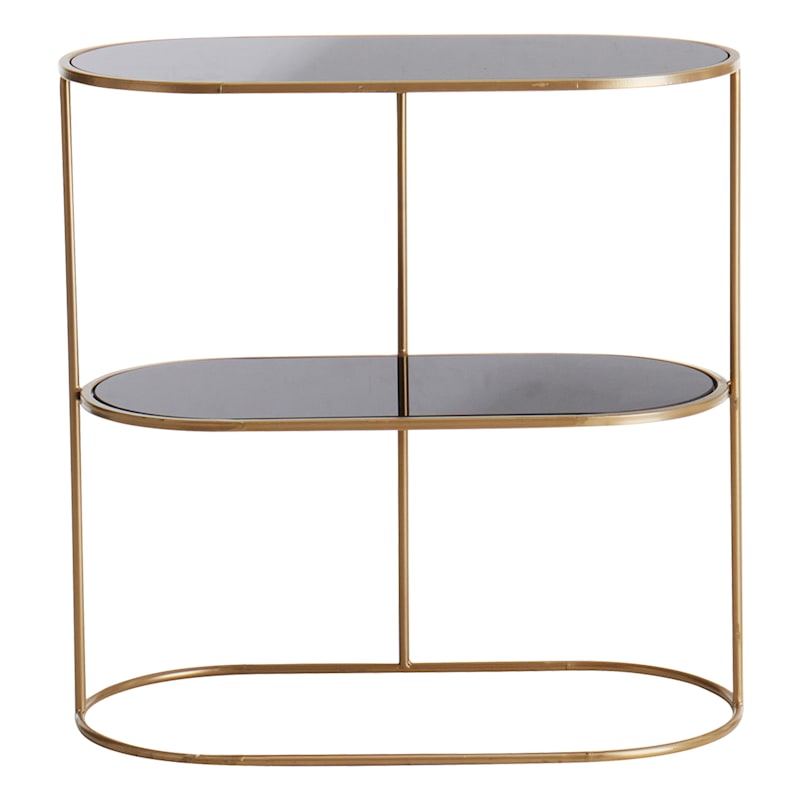 Crosby St. Luxe Accent Table, Gold