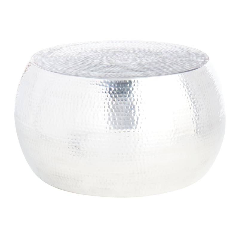 Found & Fable Lana Metal Coffee Table, Metallic