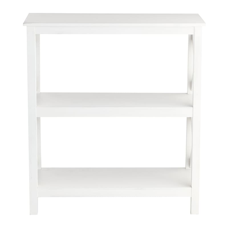 Providence Xavier 3-Tier Bookshelf, White