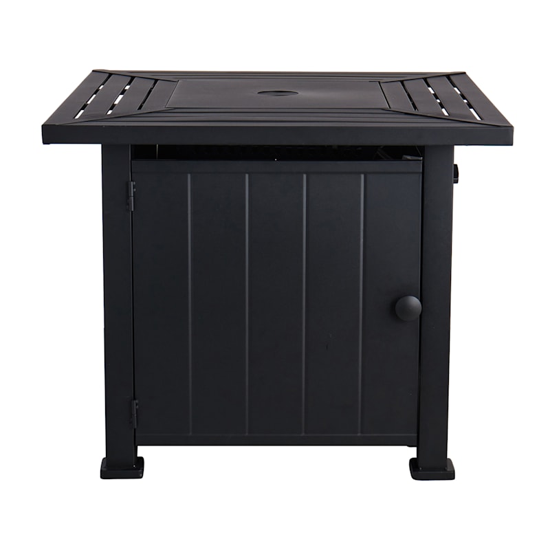 Grammercy Gas Fire Pit Table Stainless Steel Burner 50000 Btu, 30"