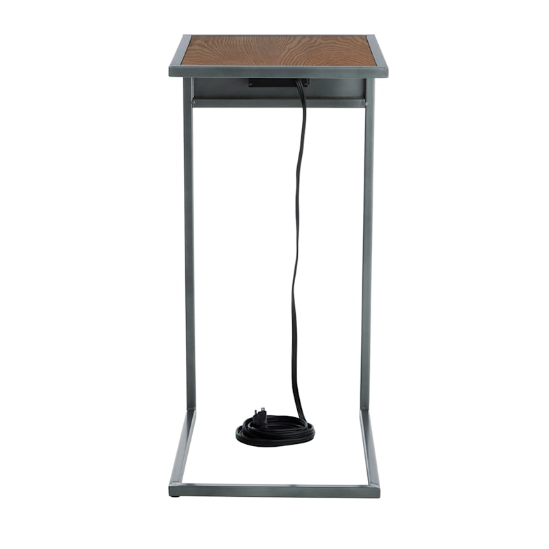 Wood & Metal USB C-Table