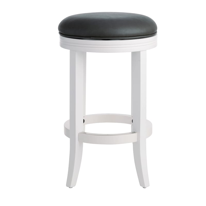 Providence Victoria Backless Counter Stool, White