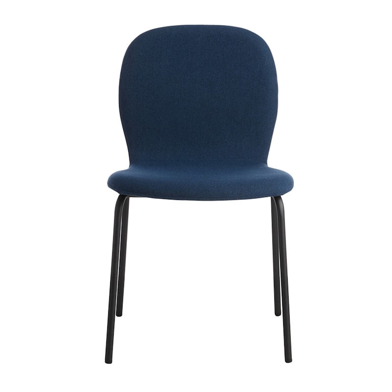 Preston Stackable Dining Chair, Navy Blue