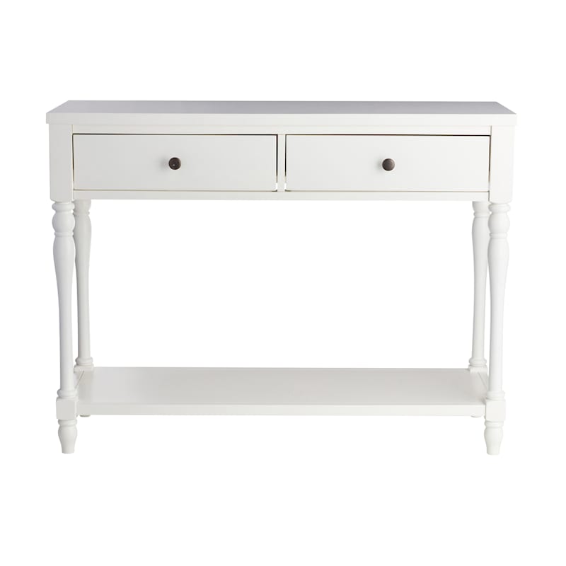 Providence Sutton Wooden Console Table, White