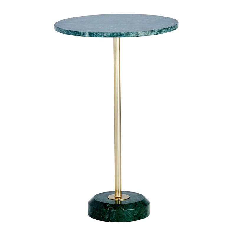 Found & Fable Olive Accent Table, Green
