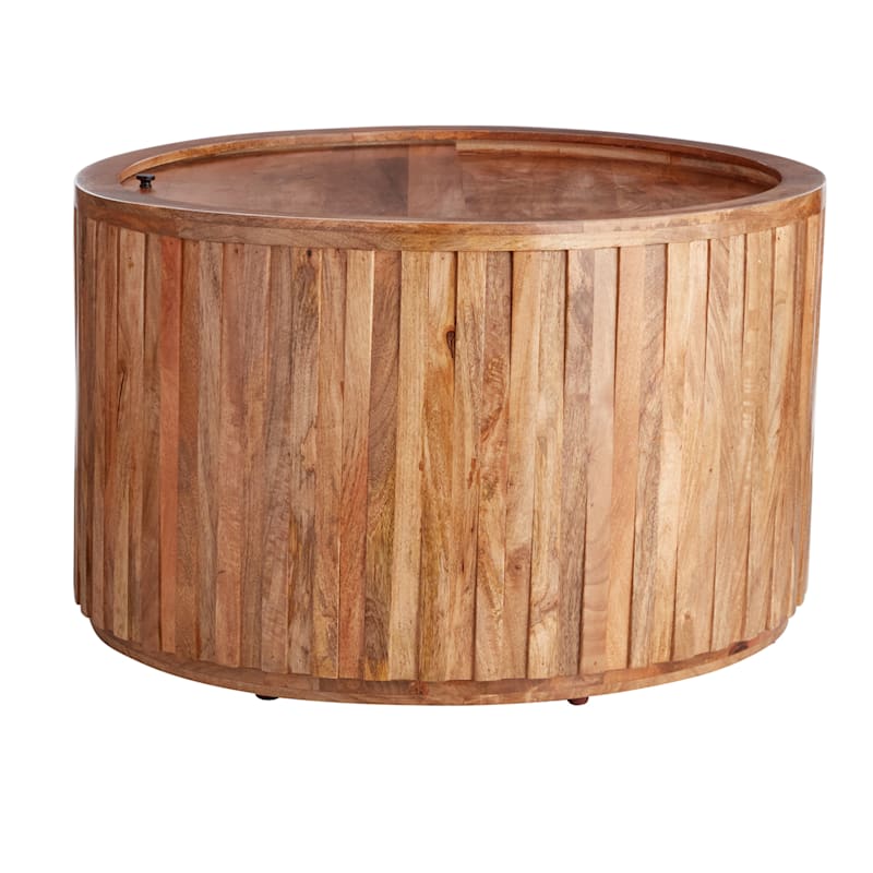 Found & Fable Havana Coffee Table with Natural Mango Wood Finish