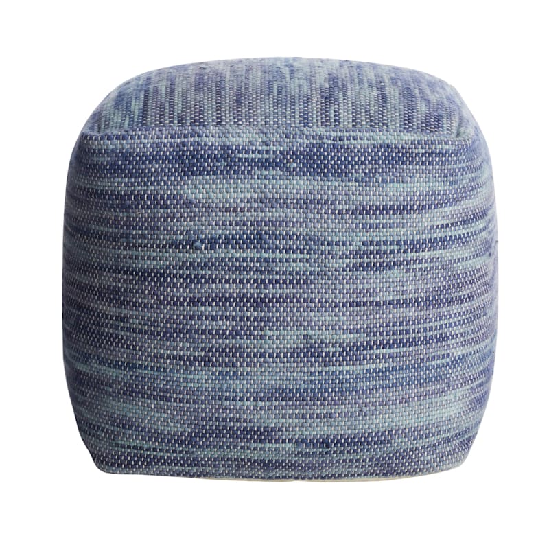 Ty Pennington Brayden Pouf, Blue