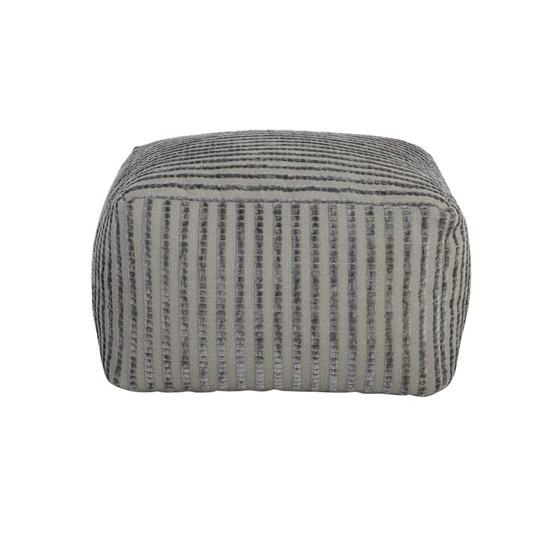 Bubble Dot Pouf, Dark Grey