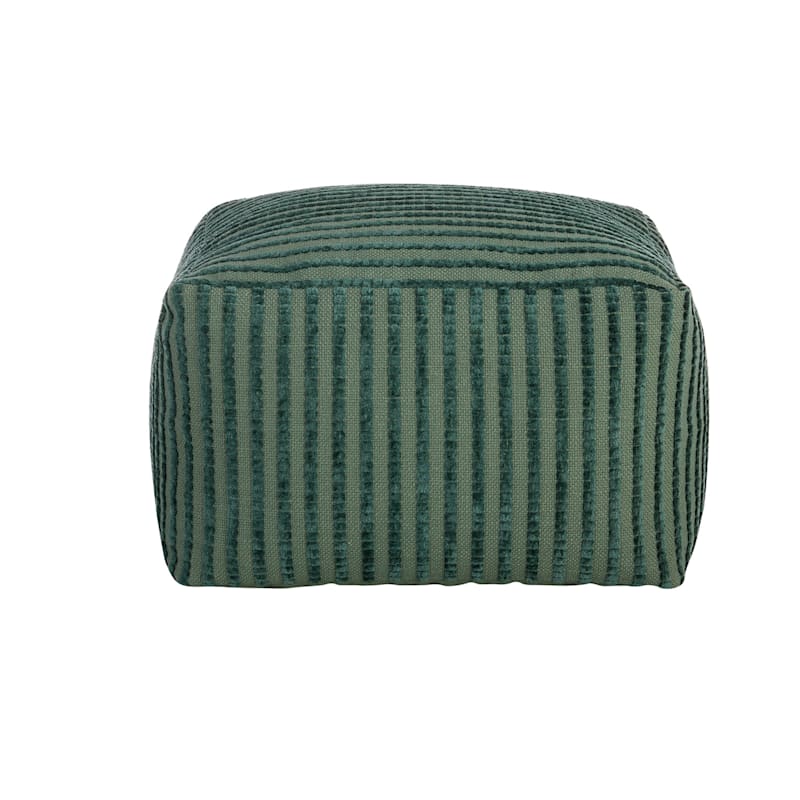Bubble Dot Pouf, Green