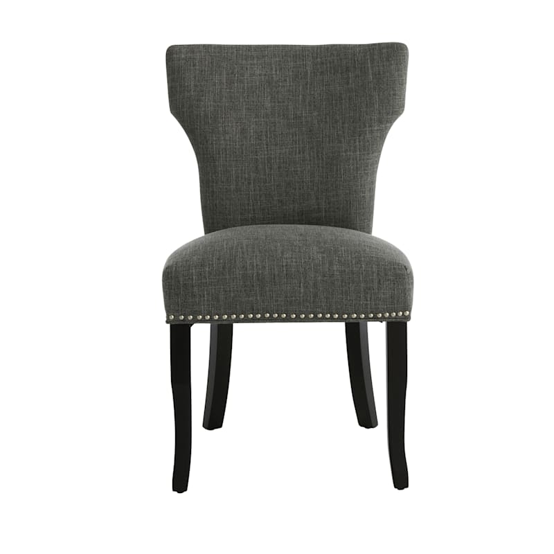 Providence Jhene II Studded Back Dining Chair, Grey