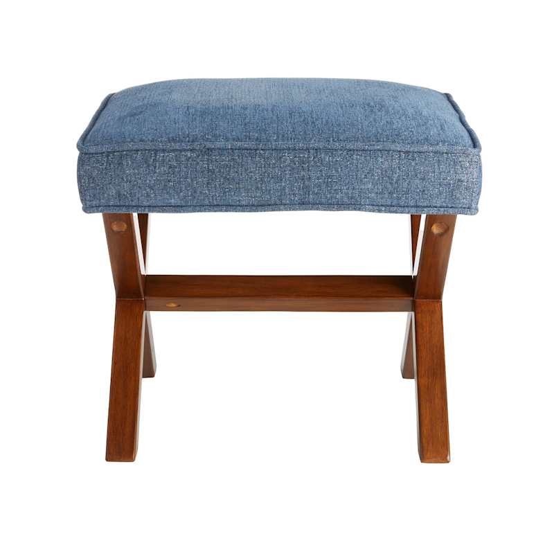X-Base Ottoman, Blue
