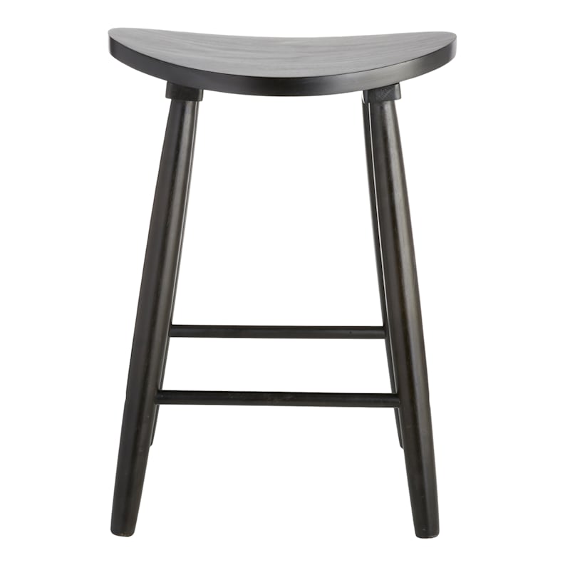 Honeybloom Hayley Counter Stool, Black