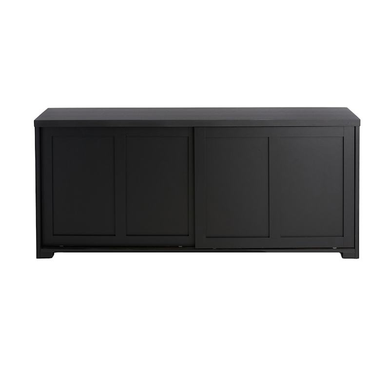 Huxley Wooden Media Cabinet, Black