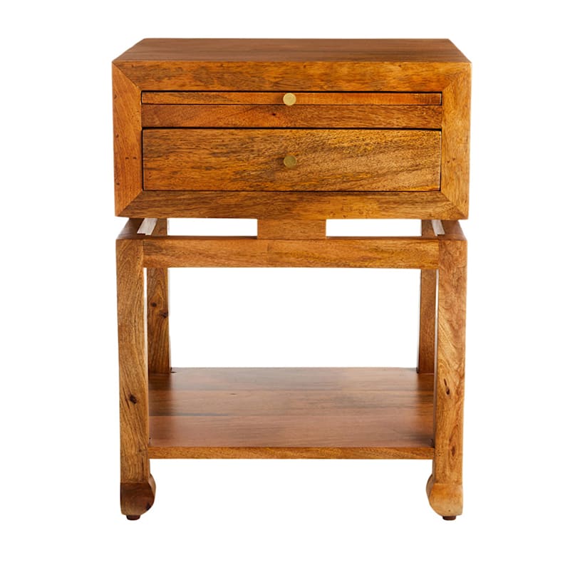 Found & Fable Maddison Natural Accent Table