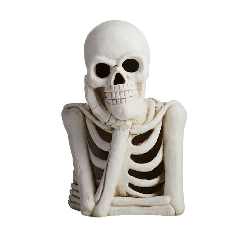 Midnight Shadows LED Skeleton Halloween Decor, 20"