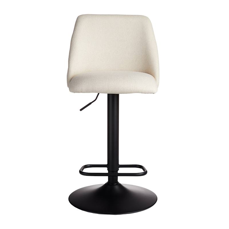 Honeybloom Petra Adjustable Barstool, Beige