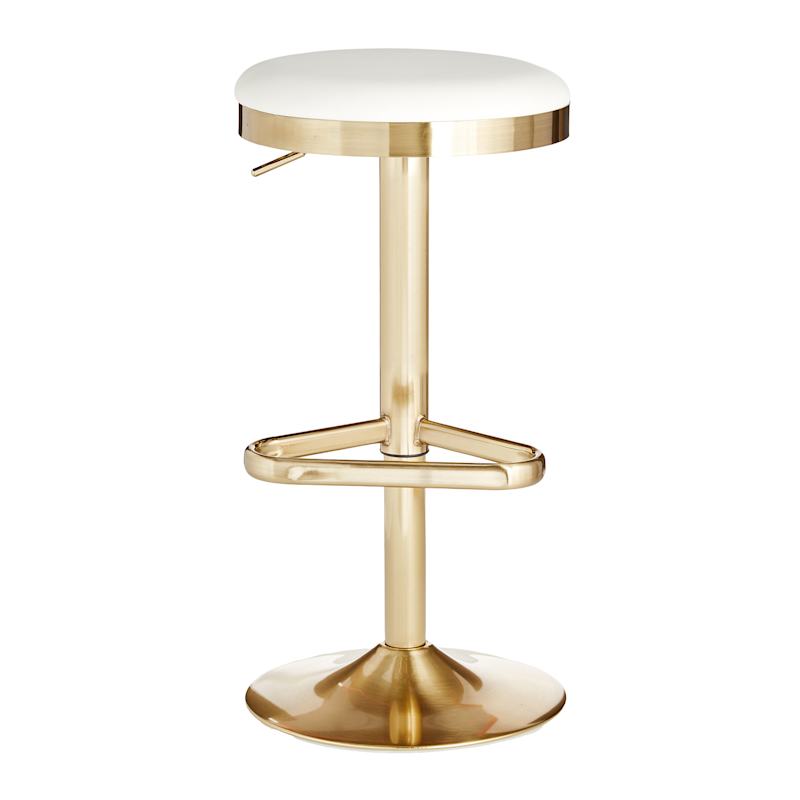 Providence Bailey Adjustable Barstool, Gold