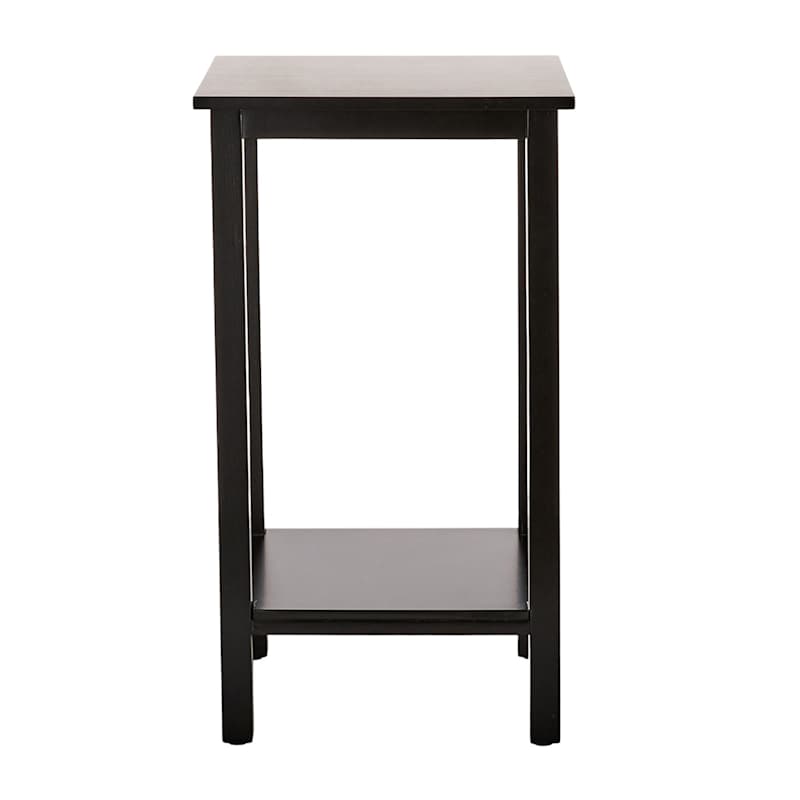 Paxton Wooden Accent Table, Black