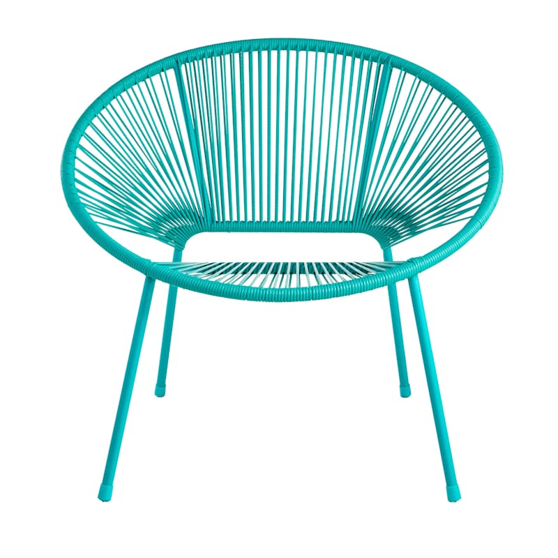 Oh Joy! Turquoise Round Disc Outdoor Chair