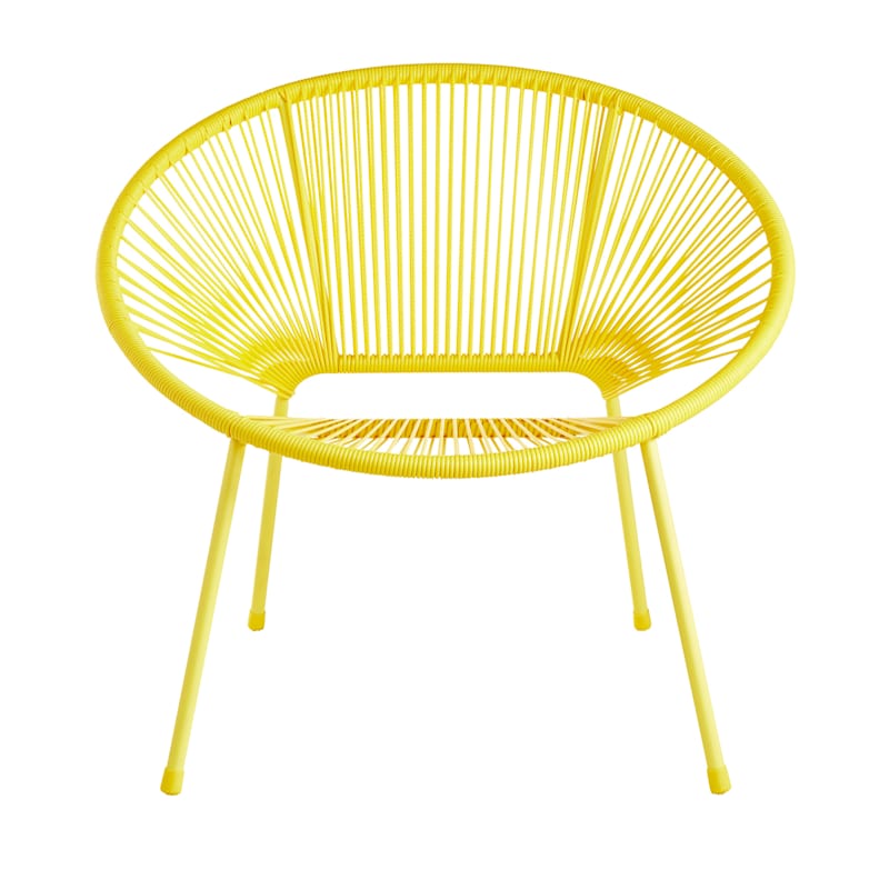 Oh Joy! Yellow Round Disc Outdoor Chair