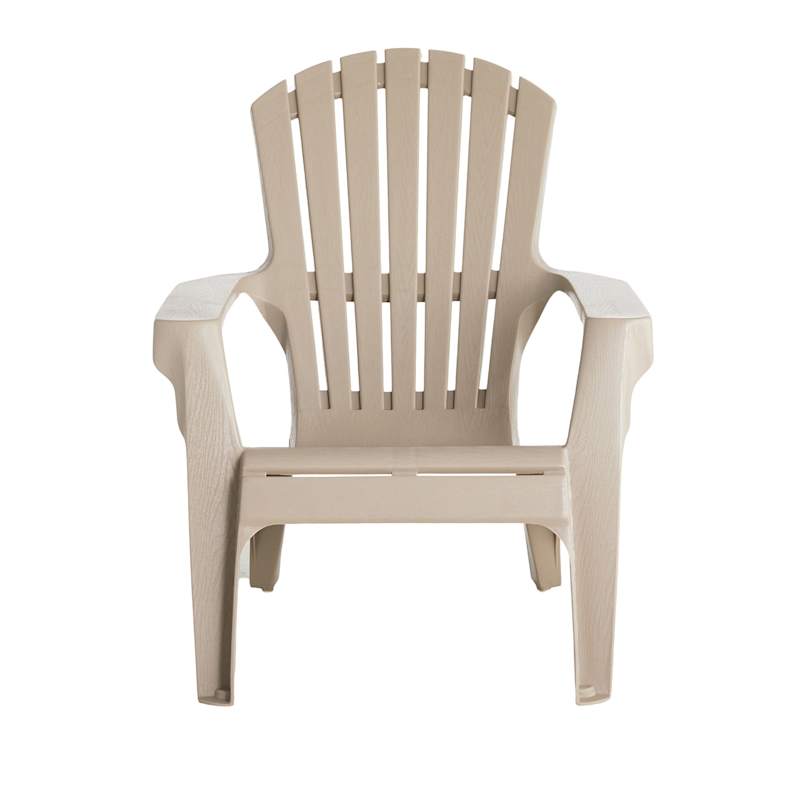 Commercial Grade Deluxe Adirondack Patio Chair, Sandstone