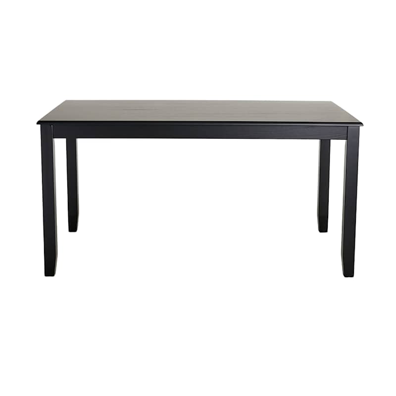 Watford Wooden Dining Table, Black