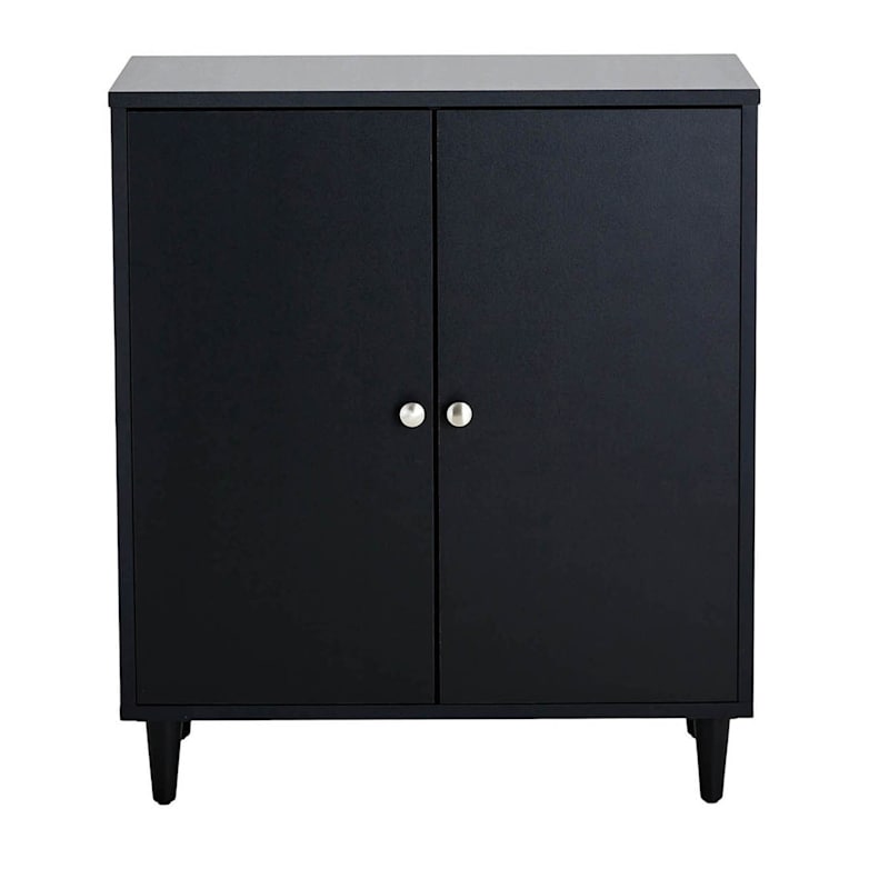 Onyx Wooden Cabinet, Black
