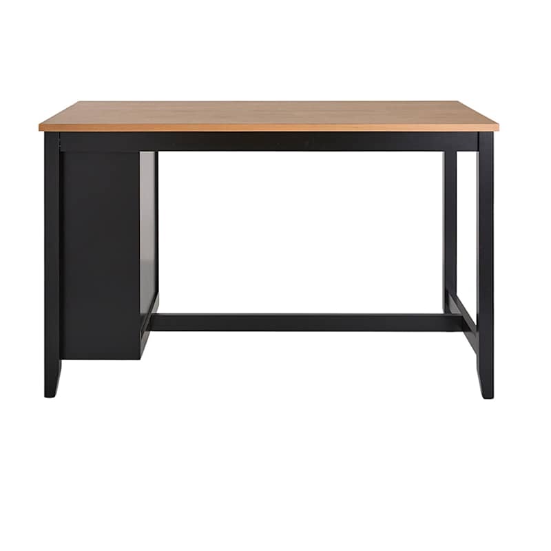 Elora Wooden Kitchen Island, Black