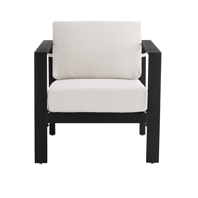 Soho Black Steel Patio Seating Chair