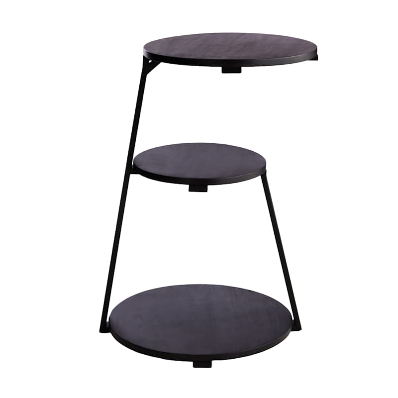 Crosby St. Skylar Accent Table, Black