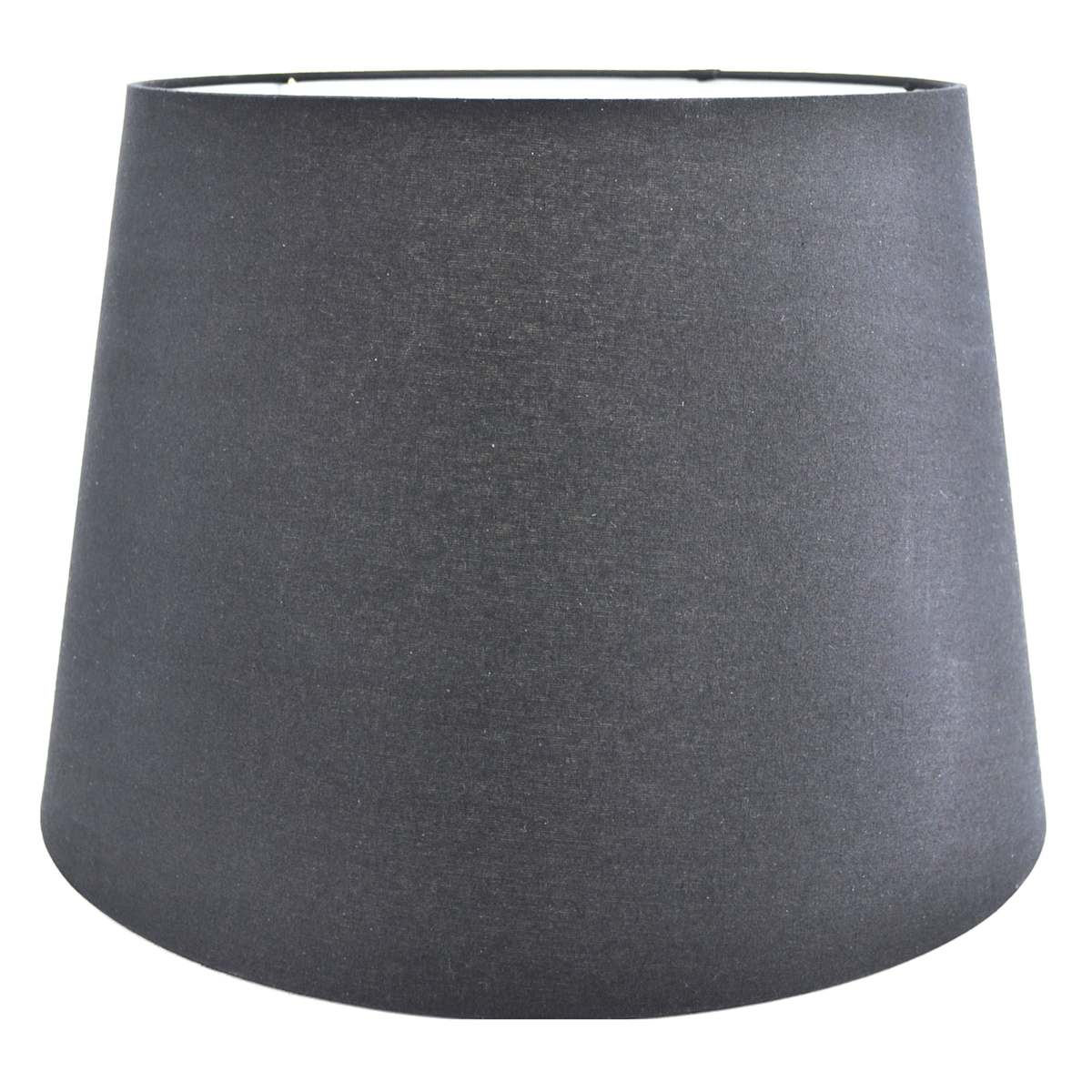 Oversized black lampshade top