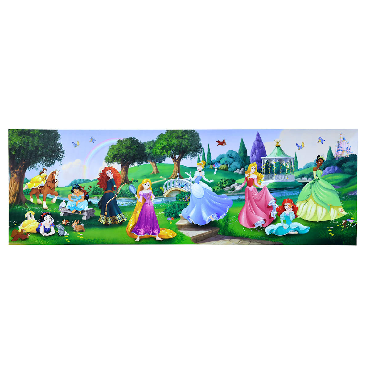 Disney Princess Group Shot Canvas Wall Art, 36x12 | At Home