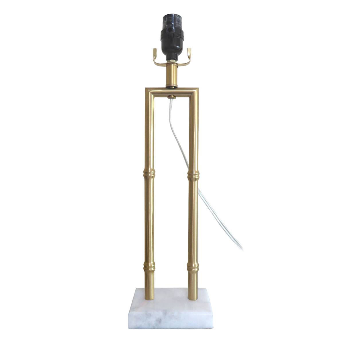Grace Mitchell Gold Bamboo with Marbled Base Table Lamp 19