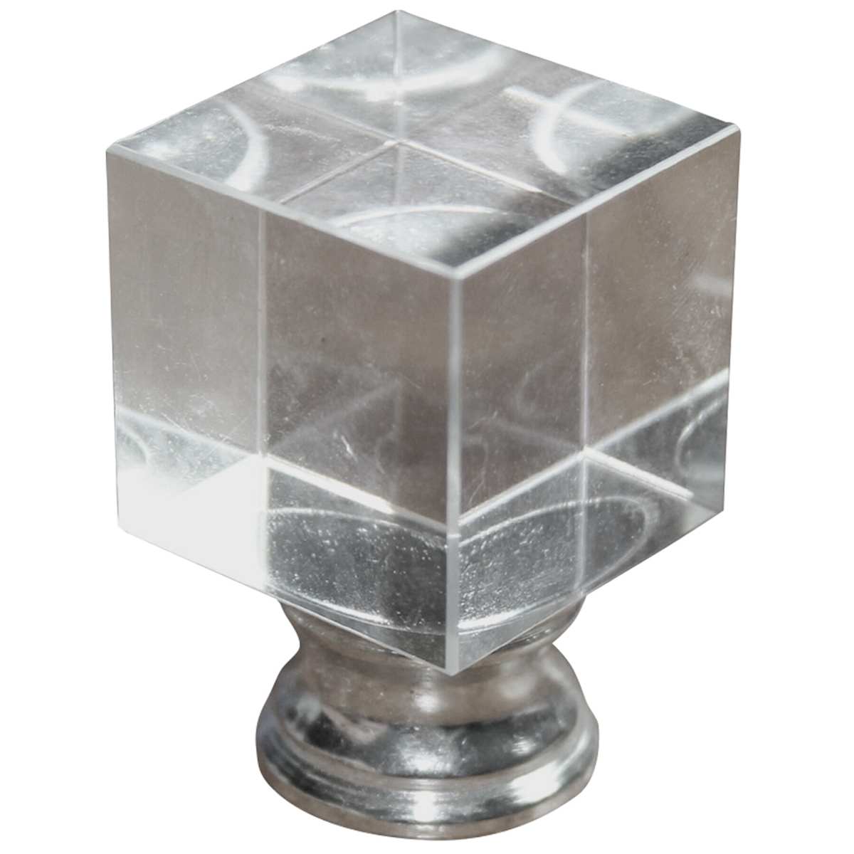 Clear Acrylic Square Lamp Finial