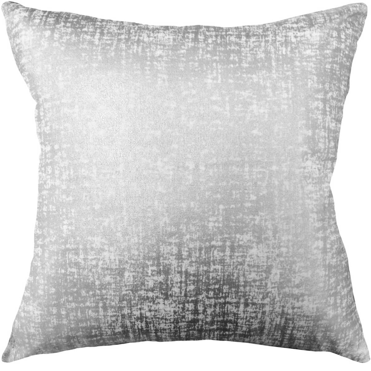 Luxor Silver Metallic Foiled Throw Pillow 18