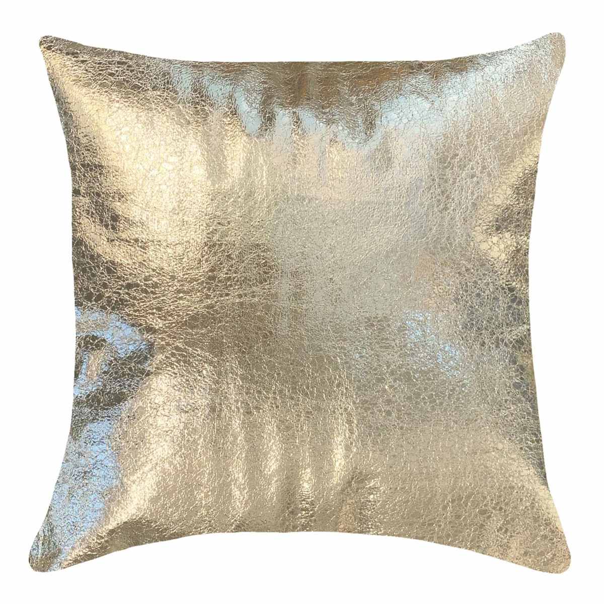 Faux leather throw pillow top