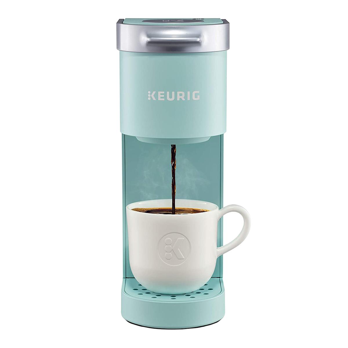 Mini single cup coffee maker top