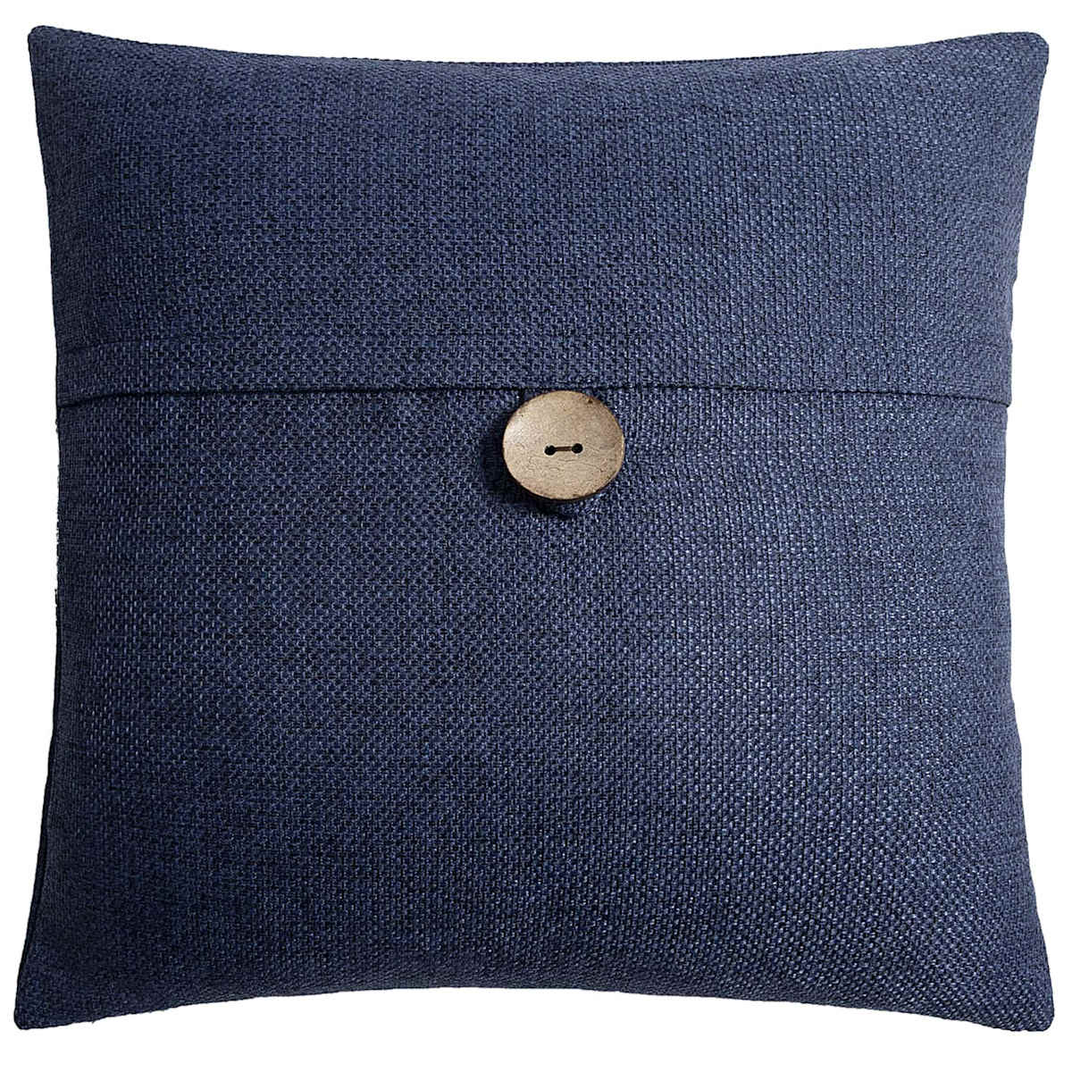 Clayton Blue Coconut Button Throw Pillow 20