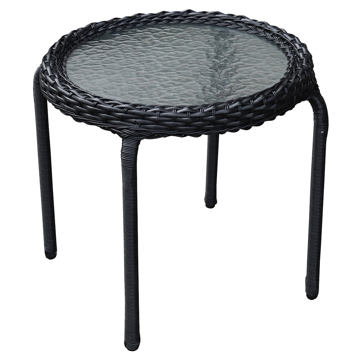 Outdoor wicker nesting tables on sale