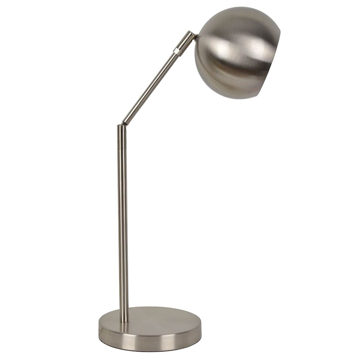 Brushed silver lamp hot sale
