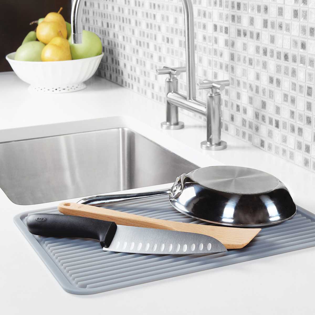 OXO Softworks Large Silicone Drying Mat 18x13