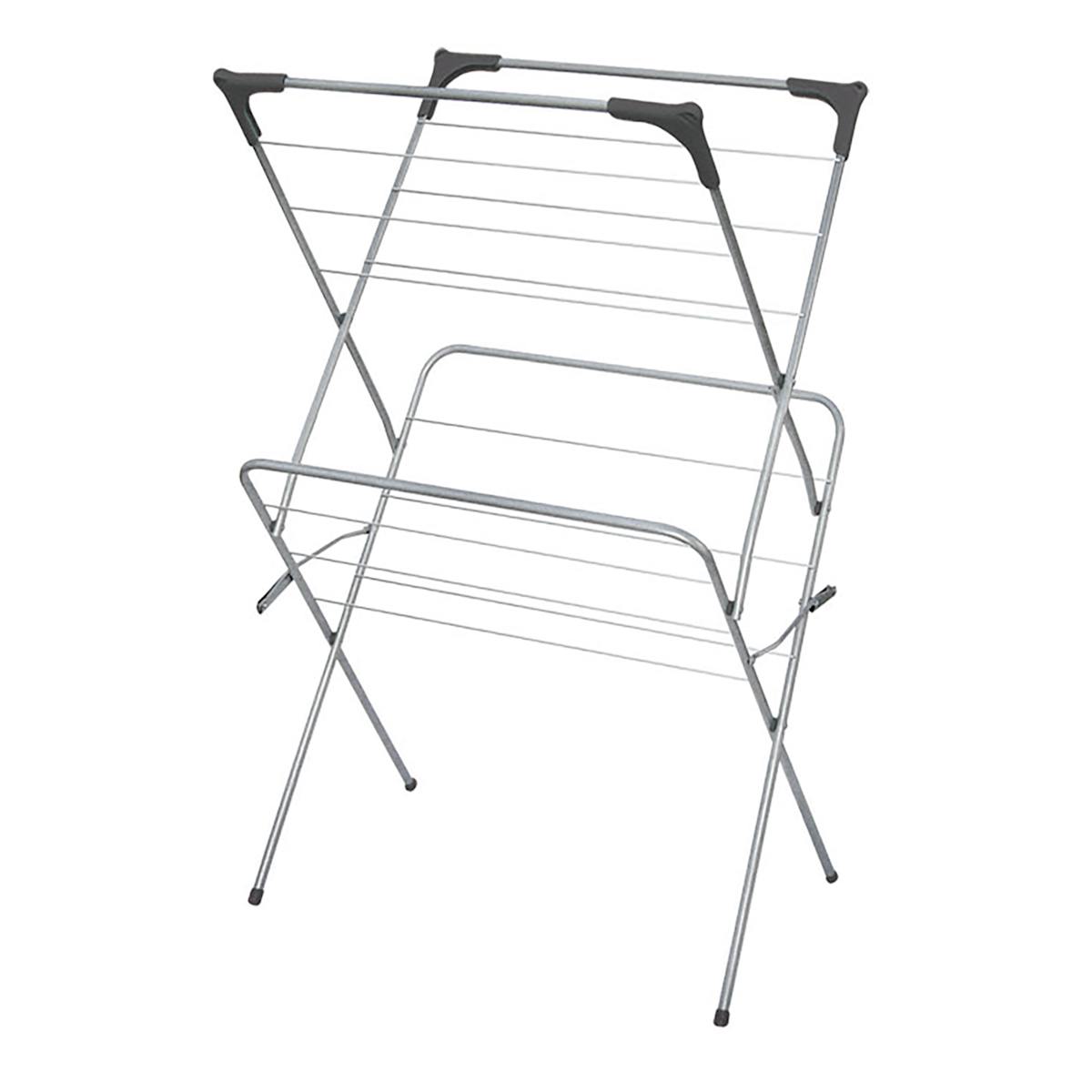 2 Tier Sunbeam Metal Clothes Dryer White