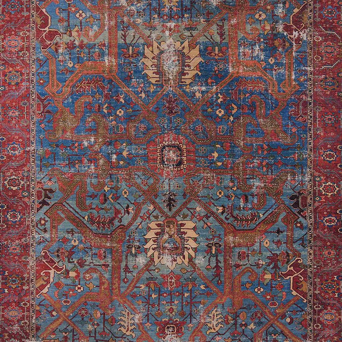 Wade Logan® Waikiki Blue Indoor/Outdoor Rug & Reviews | Wayfair