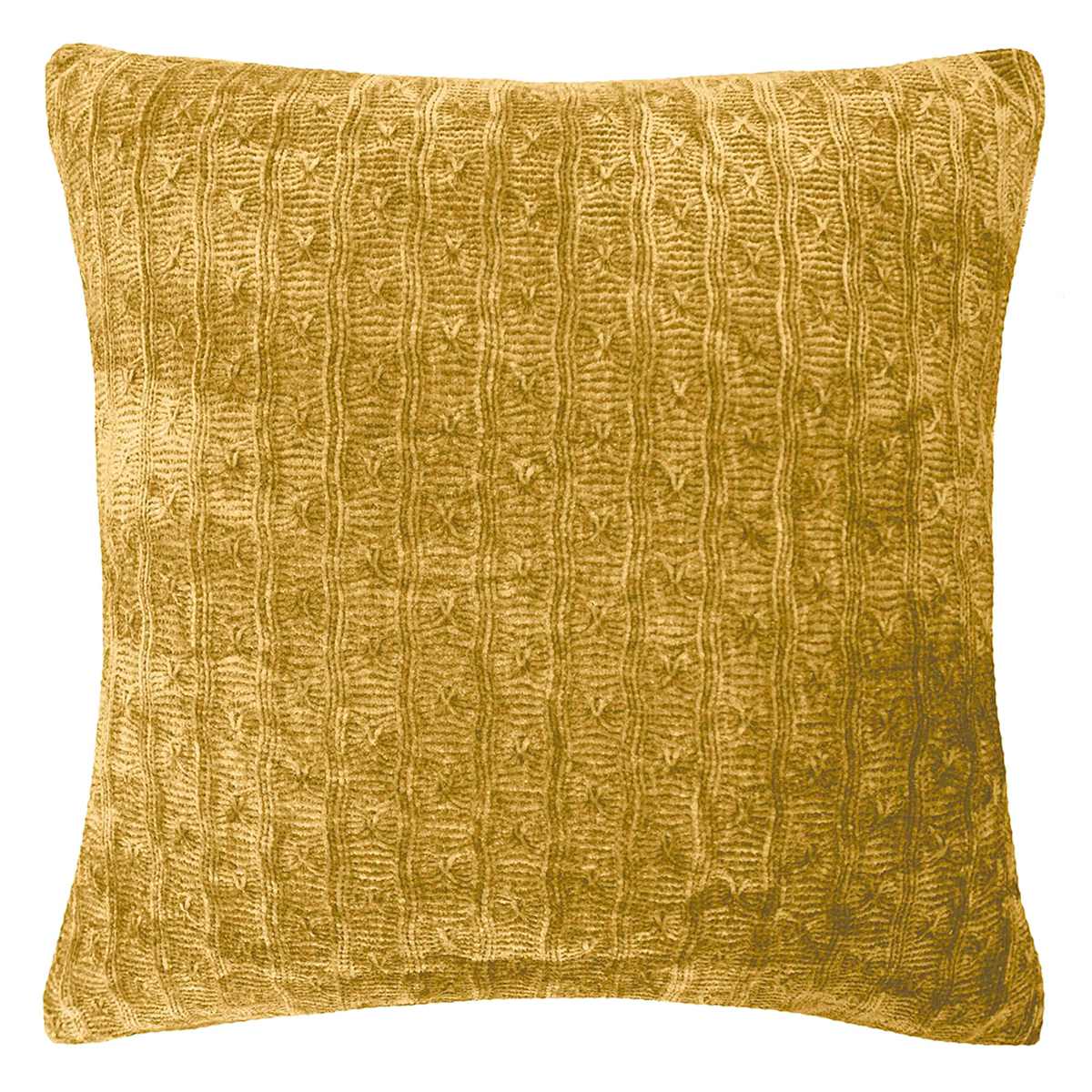 Menlo Gold Chenille Throw Pillow 18
