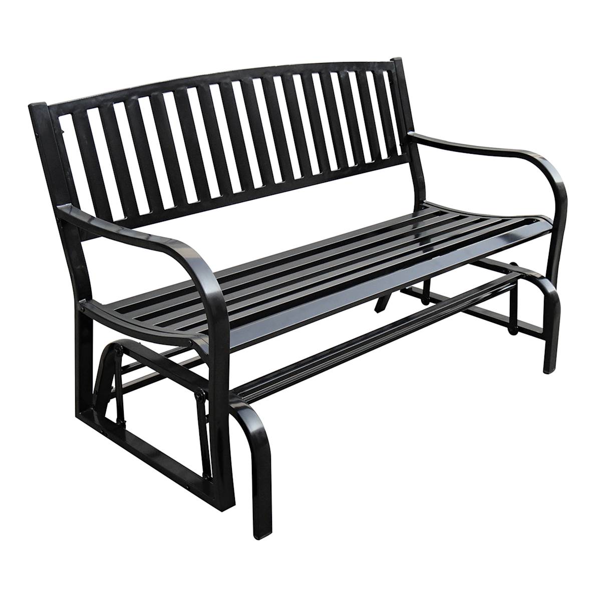 Outdoor glider bench best sale