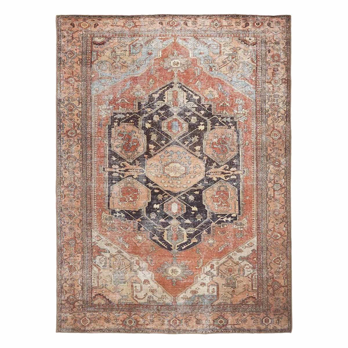 Riley Brown Multicolor Medallion Area Rug 8x10 At Home