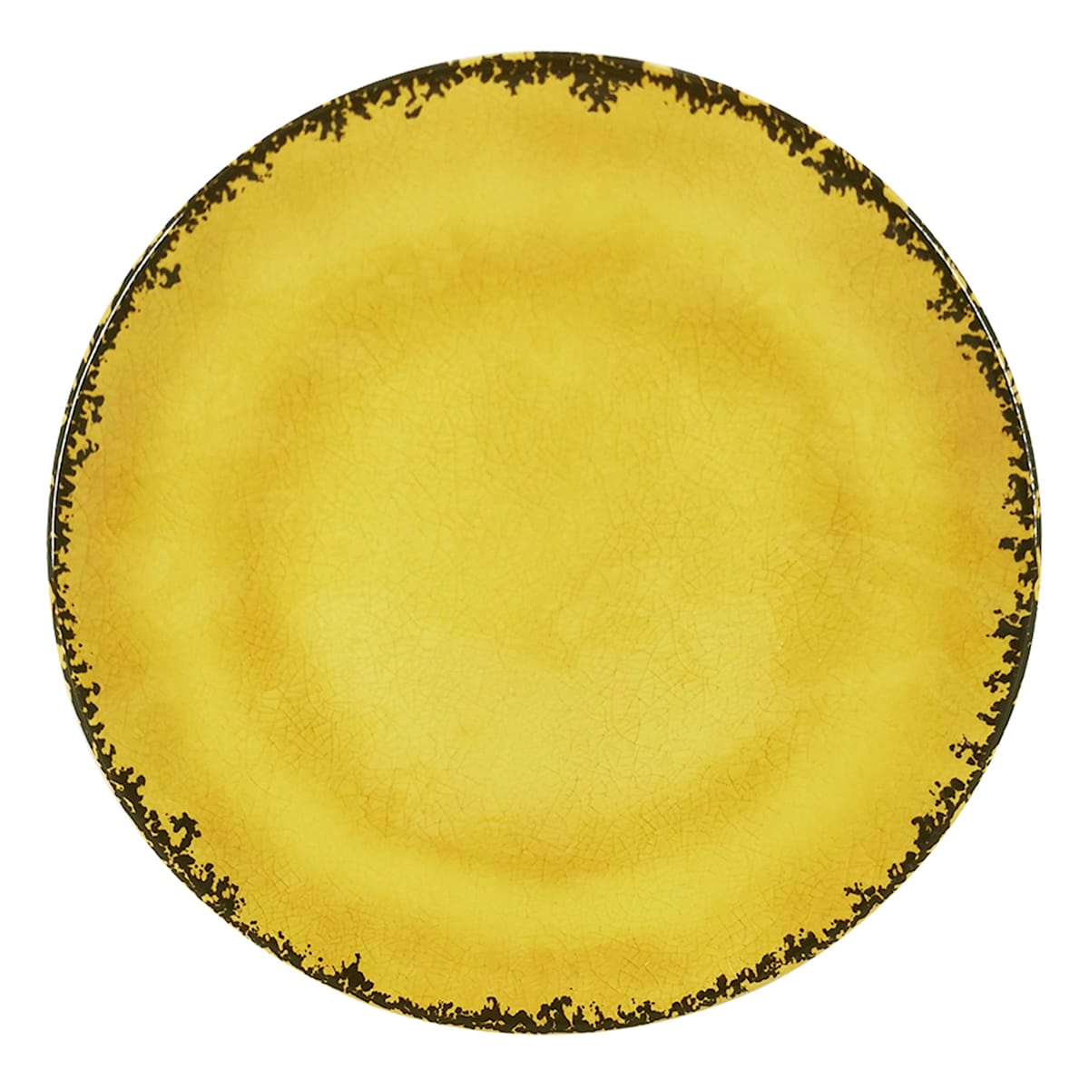 Yellow melamine plates discount