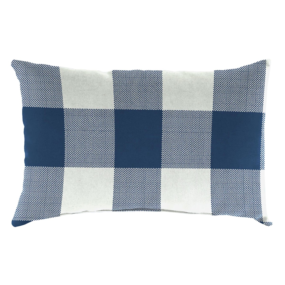Navy blue plaid pillows shop