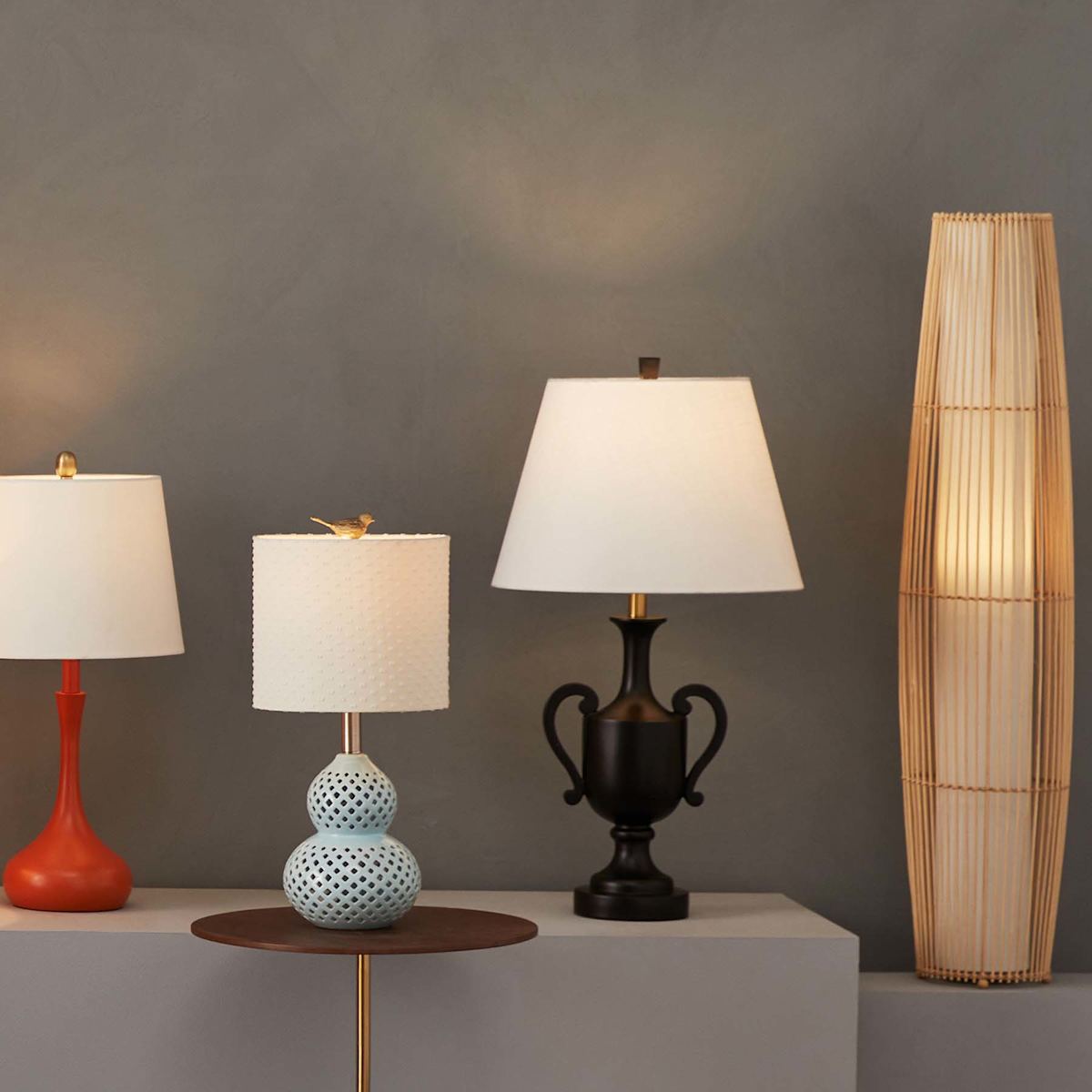 Lamp natural on sale